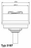 WAHLER 3187.73 Thermostat, coolant